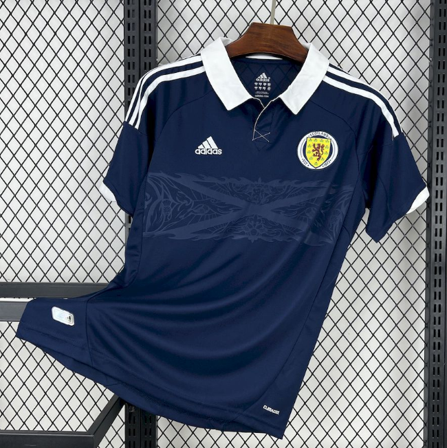2012-14 Scotland Retro Home Soccer Jersey Shirt